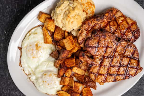 Pork Chops & Eggs