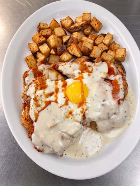 Southern Spicy Chicken Fried Chicken & Biscuits