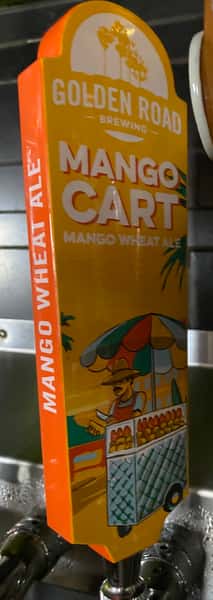 GOLDEN ROAD MANGO CART BEER Black Knight Lounge Bar in Costa Mesa, CA