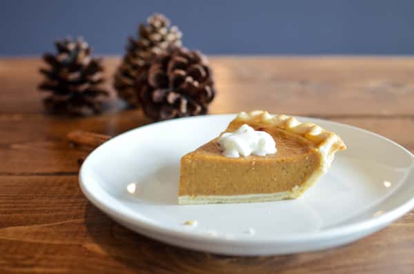 Apple Pie or Pumpkin Pie with Whipped Cream