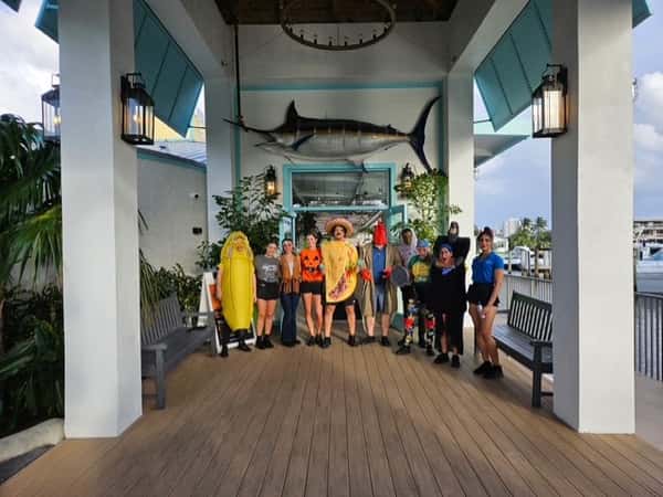 Group halloween party