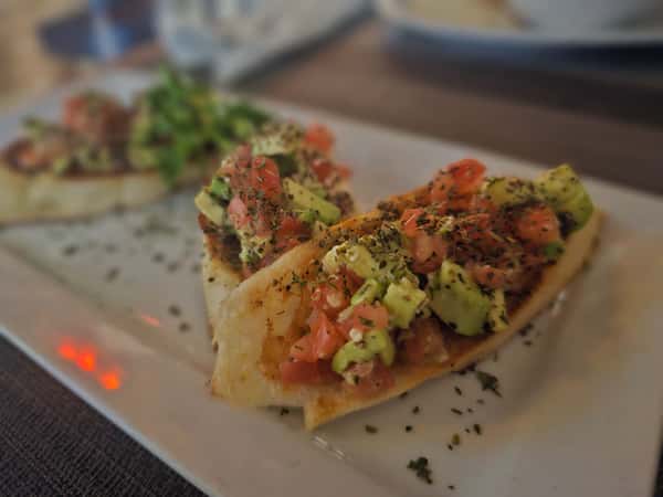 Tomato & Avocado Bruschetta