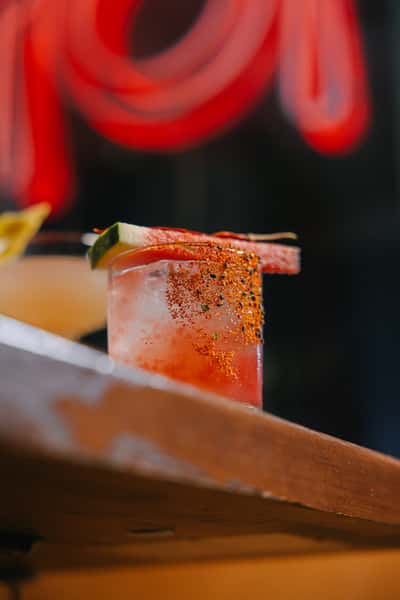 Spicy Watermelon Smash Cocktail