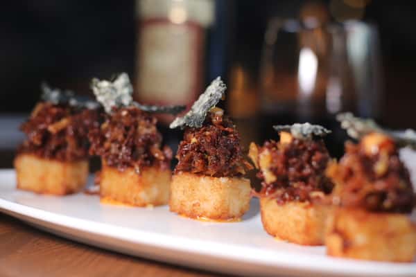 Crispy Duck on Sushi Rice