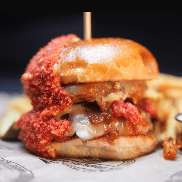 Flame Thrower burger