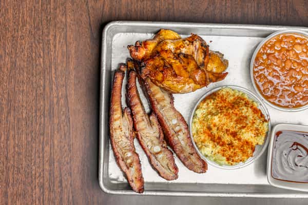Wing, Breast Chicken & Rib Platter