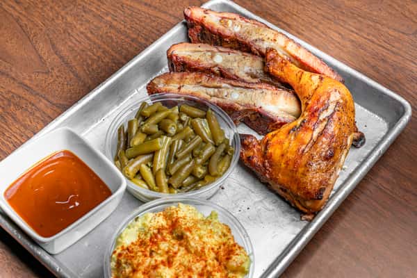 Chicken and Ribs Platter