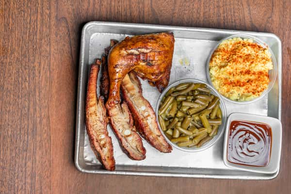 Leg & Thigh Chicken & Rib Platter
