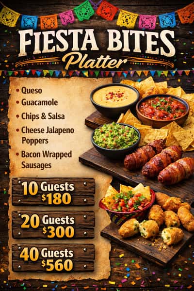 Fiesta charcuterie board