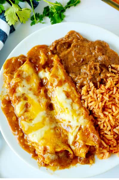 Enchiladas rojas
