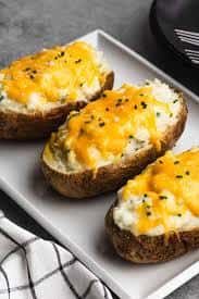 Twice baked potatoes