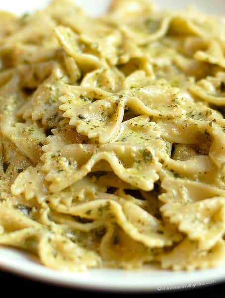 Pesto Bowtie Pasta