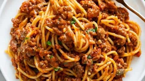 Spaghetti and Meat sauce