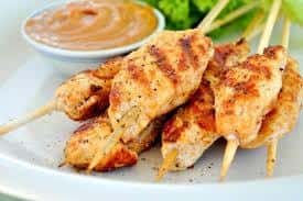 Chicken skewers