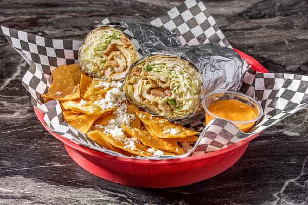 Grilled Chicken Wrap Plate