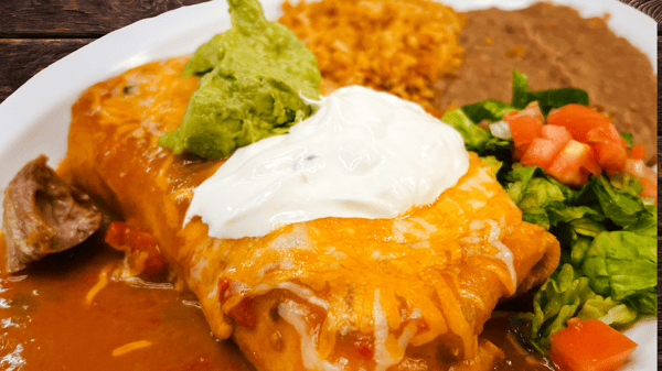Chimichanga Plate