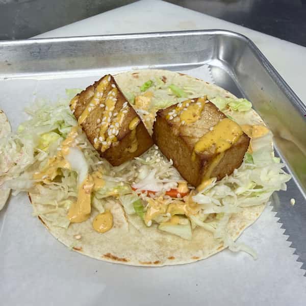 Grilled Sesame Ginger Tofu Taco
