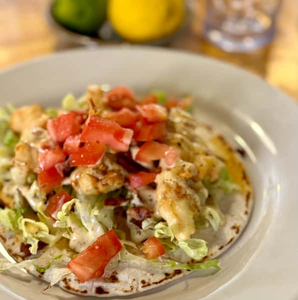 Fried Chicken BLT Taco