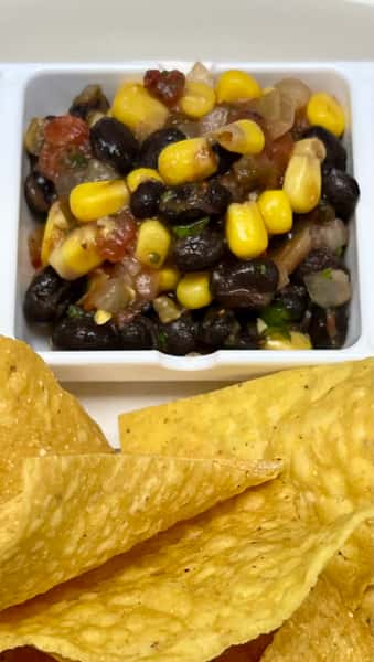 Black Bean & Corn Salsa + Chips