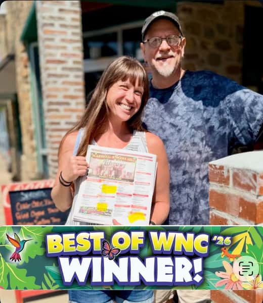 Kate & Brian, proudly displaying their rewards