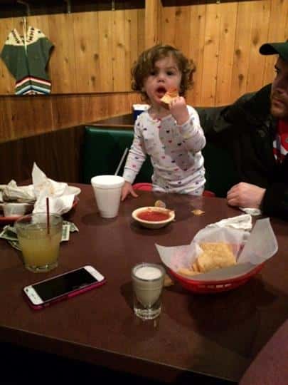 Toddler eating