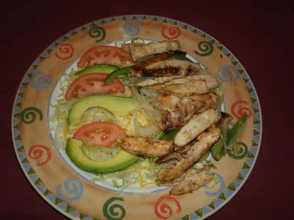 Chicken, Avocados, and rice