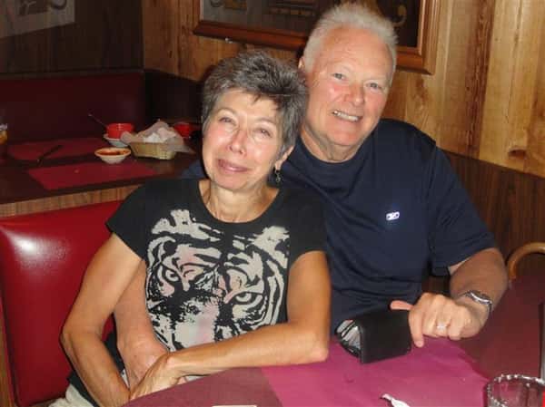 Couple taking a photo