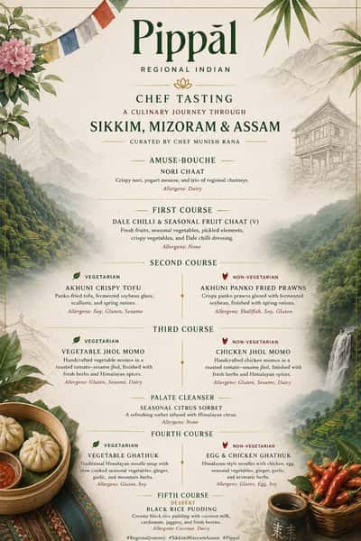 July Chef's Tasting Menu