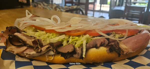 12" Large Roast Beef Hoagie