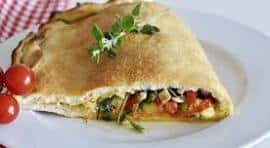 12" Med Veggie Italian Calzone