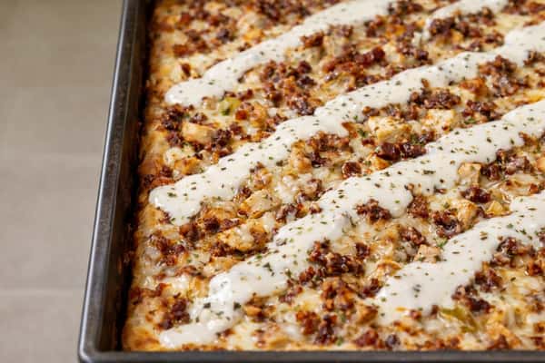 Chicken Bacon Ranch Pizza