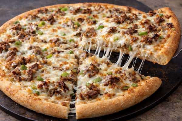 Cheese Steak Pizza