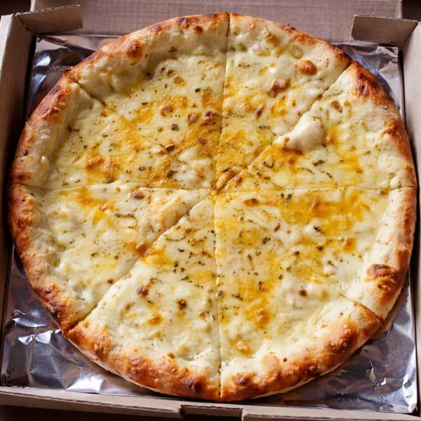 White Garlic Pizza