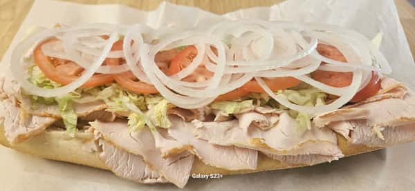 30" "Super Jumbo Belly Buster" Turkey Hoagie