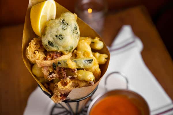 Fried Calamari & Tempura Vegetables