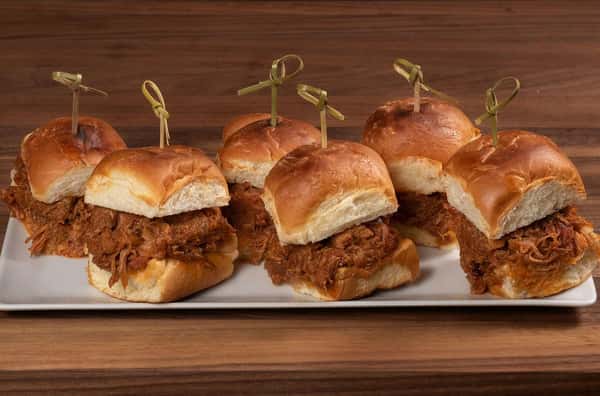 Basket of Pulled Pork Sliders