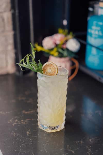 Yellow cocktail