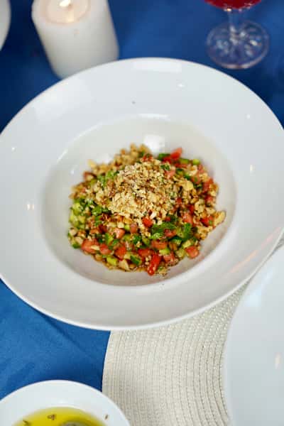 Rice and vegetables