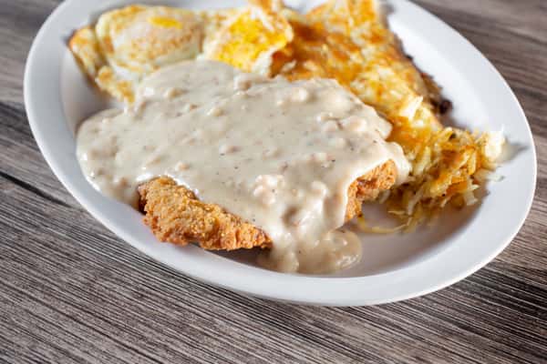 Chicken Fried Steak & Eggs