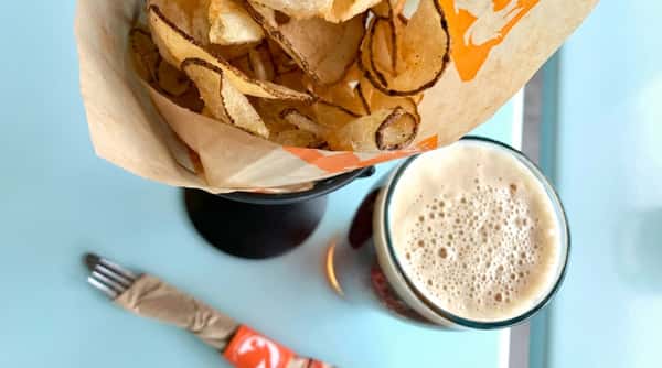 potato chips beer