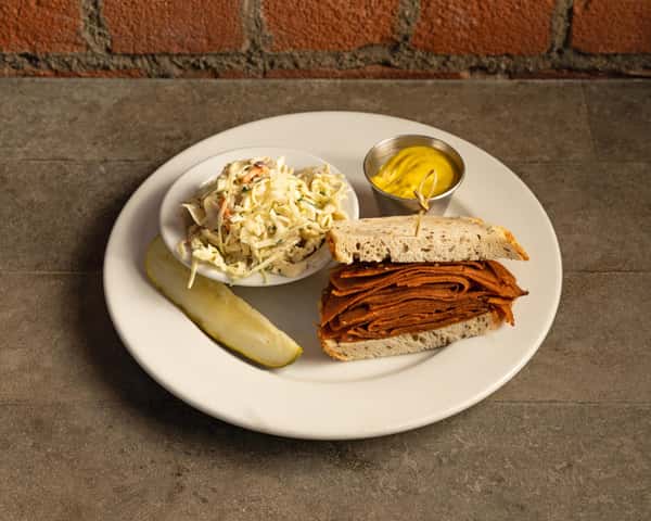 Vegan Corned Beef Sandwich