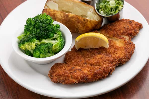 Chicken Schnitzel Dinner