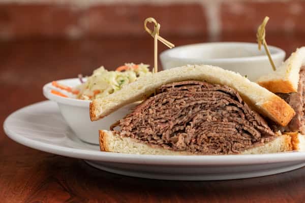 Hot Brisket Beef Sandwich