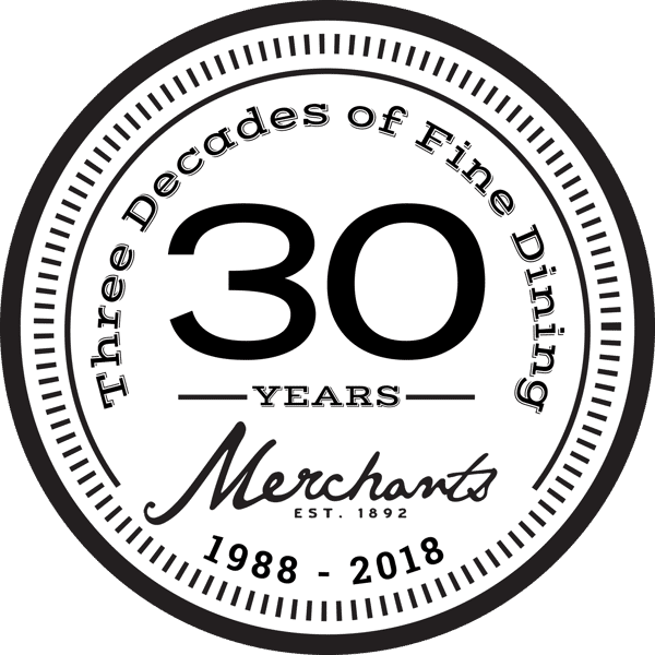 merchants 30 years logo