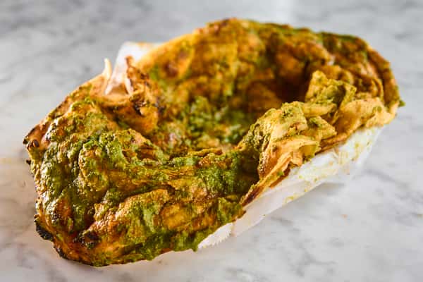 Basil Laccha Butter Naan