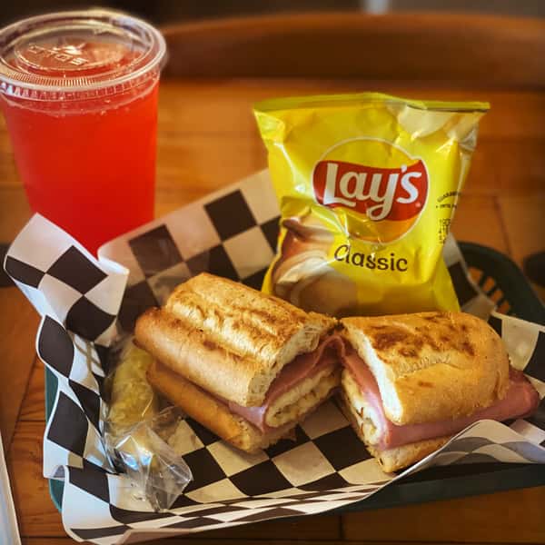 Half Sandwich And Small Drink