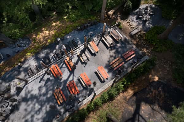 beer garden