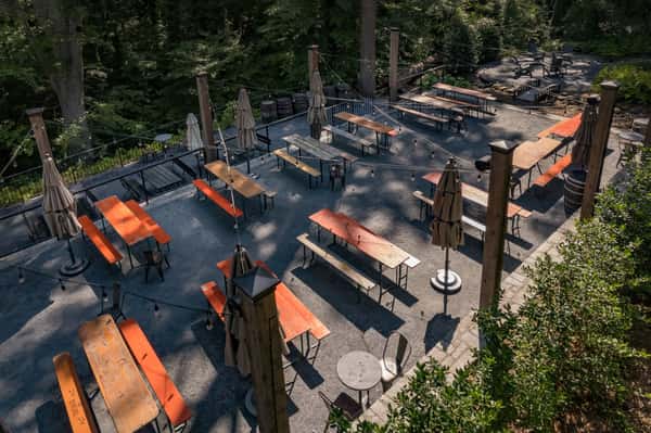 beer garden