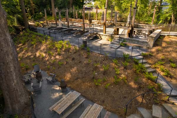 beer garden