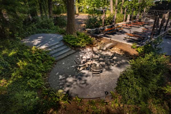 beer garden